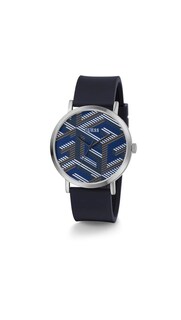 Foto 2 | Reloj Guess Para Hombre Con Correa De Silicona Azul Marino Y Carcasa De 44,0 Mm - Venta Internacional.