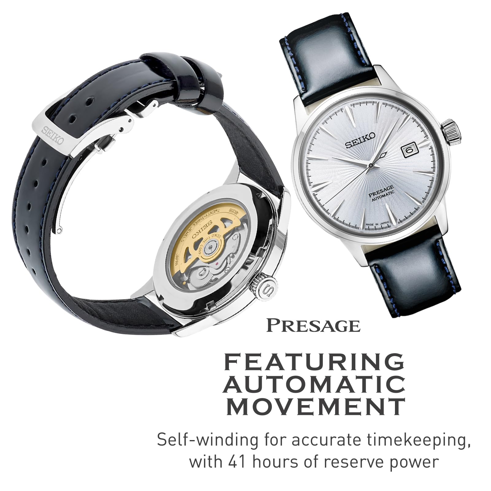 Foto 3 | Reloj Seiko Presage Srpb43 Automático Para Hombre Con Fecha - Venta Internacional.