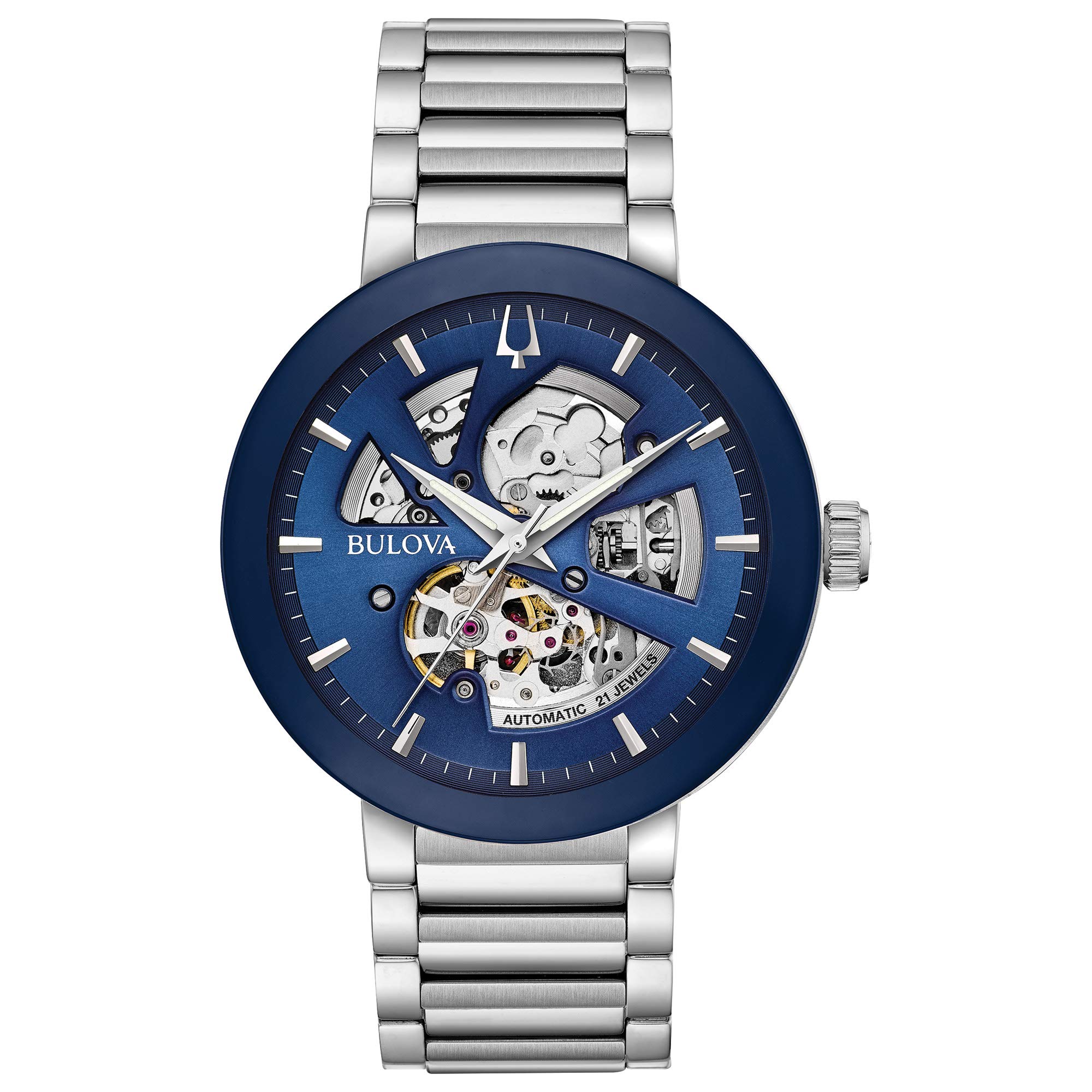 Reloj Bulova Moderno Automático De 3 Manecillas Para Hombre 96a204 - Venta Internacional.