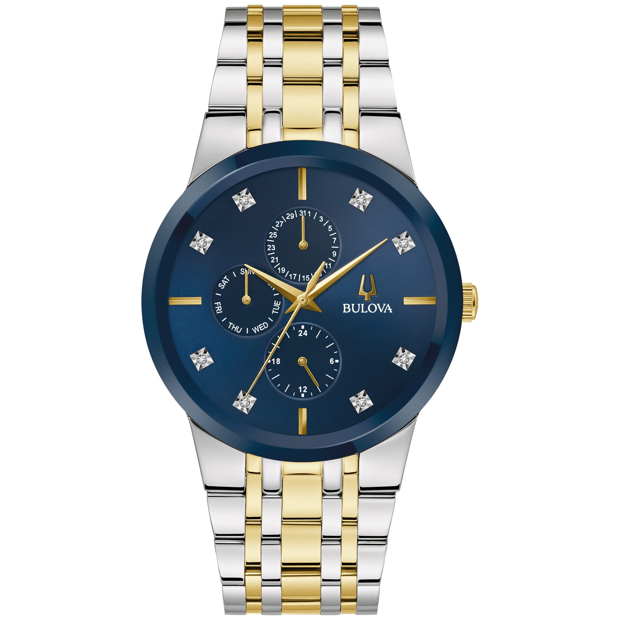 Reloj Bulova Modern De Acero Inoxidable Bicolor De 40 Mm Para Hombre - Venta Internacional.