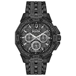 Reloj Bulova Crystals Octava Black Ion Para Hombre - Venta Internacional.