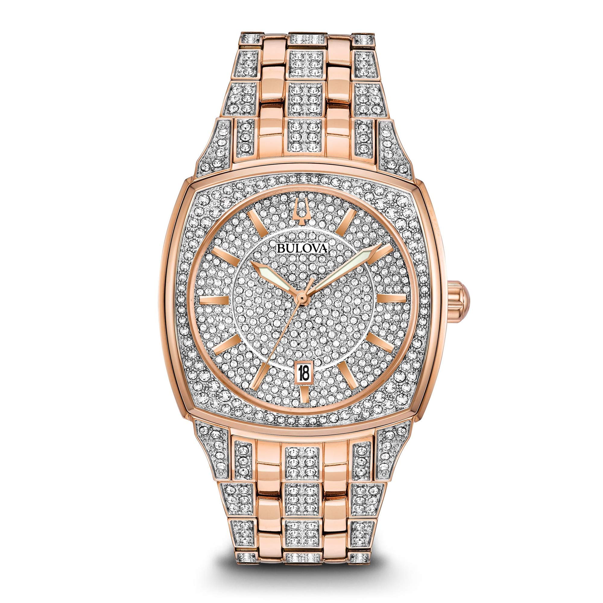 Foto 2 pulgar | Reloj Bulova Crystals Phantom Para Hombre 98b324 Rose Gold - Venta Internacional.