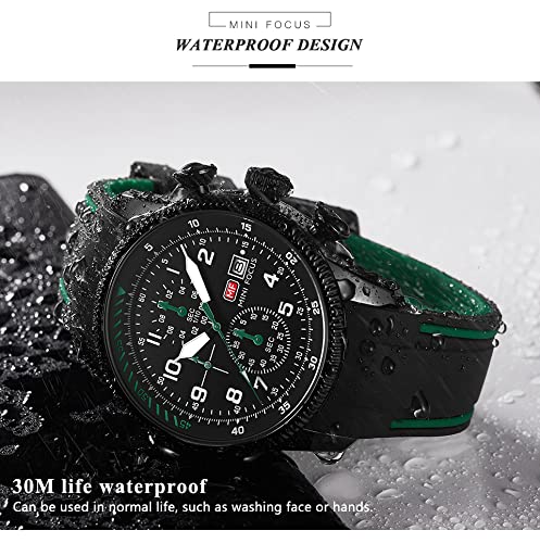 Foto 3 | Reloj Aimes Cronógrafo Impermeable Militar Casual Para Hombre - Venta Internacional.