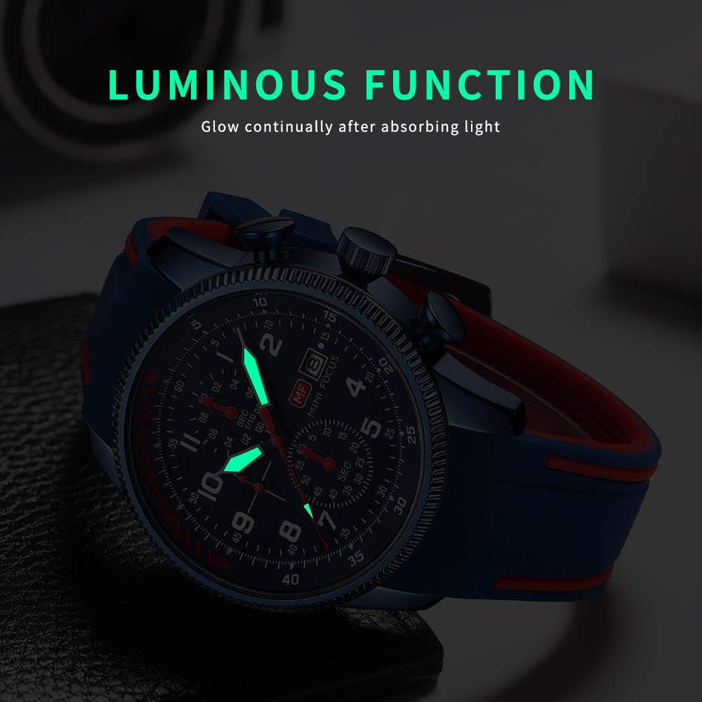 Foto 5 | Reloj Aimes Cronógrafo Impermeable Militar Casual Para Hombre - Venta Internacional.