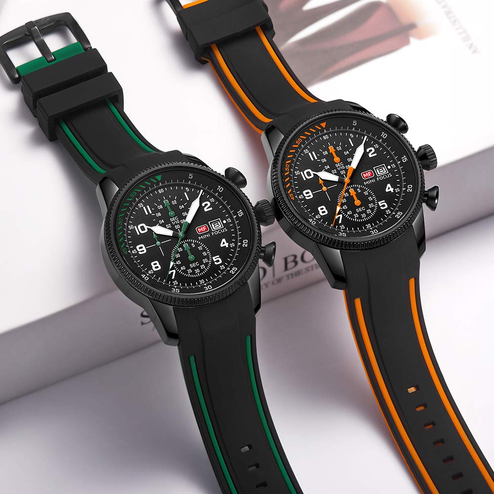 Foto 7 pulgar | Reloj Aimes Cronógrafo Impermeable Militar Casual Para Hombre - Venta Internacional.