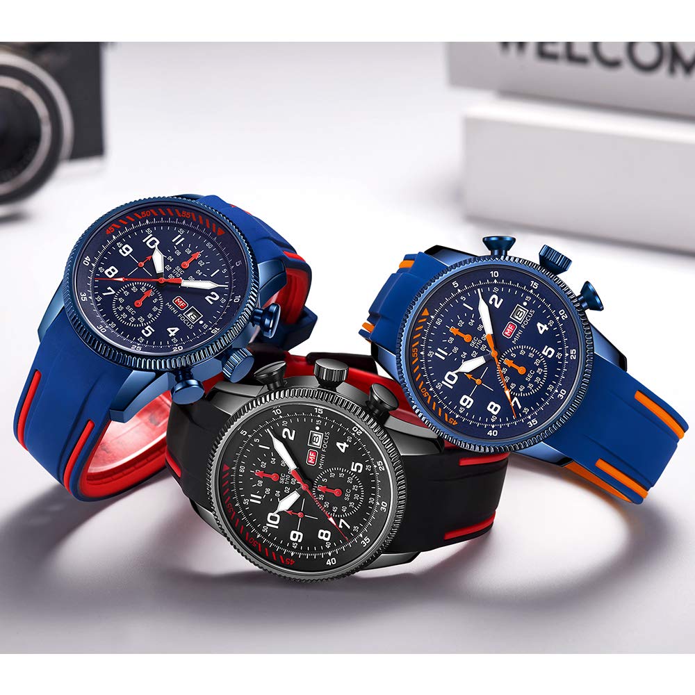 Foto 7 | Reloj Aimes Cronógrafo Impermeable Militar Casual Para Hombre - Venta Internacional.