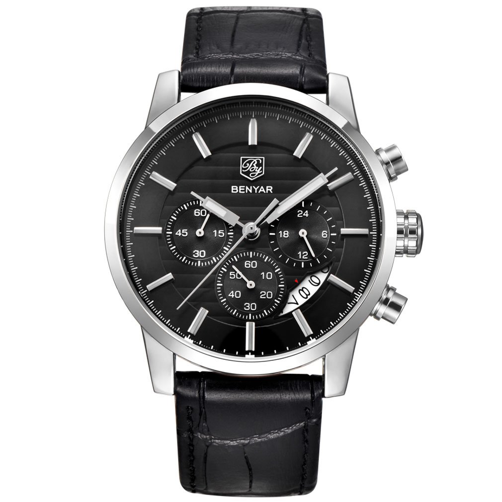 Reloj Benyar Chronograph Waterproof Business Para Hombre - Venta Internacional.