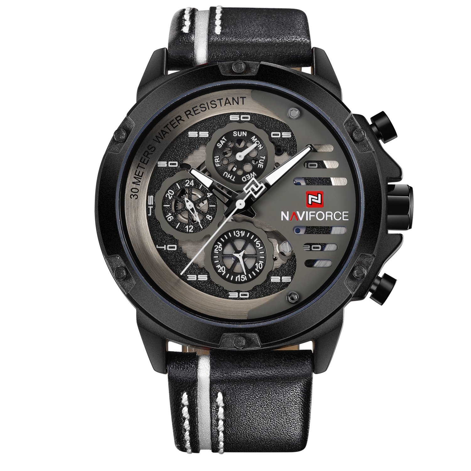 Foto 2 pulgar | Reloj Naviforce Sport Military Waterproof Para Hombre De Piel - Venta Internacional.