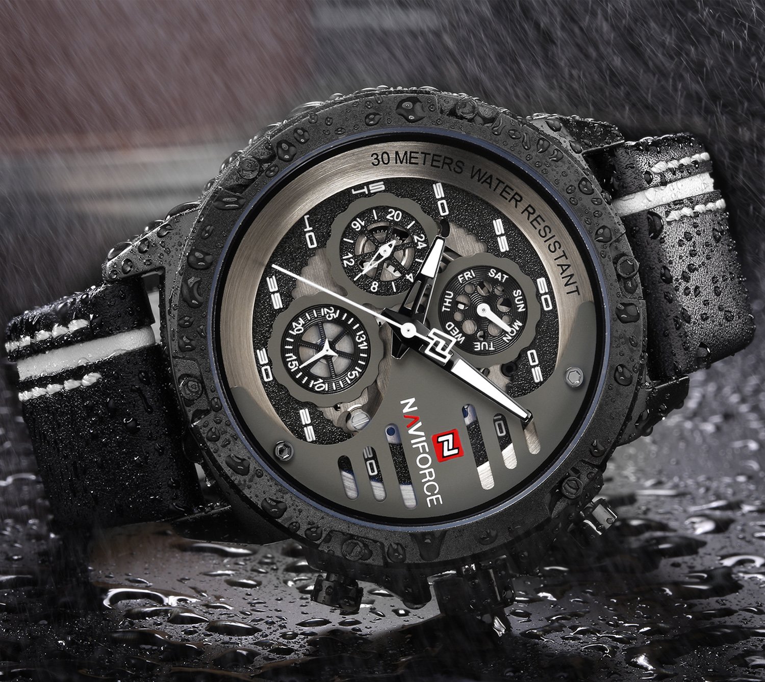 Foto 7 pulgar | Reloj Naviforce Sport Military Waterproof Para Hombre De Piel - Venta Internacional.