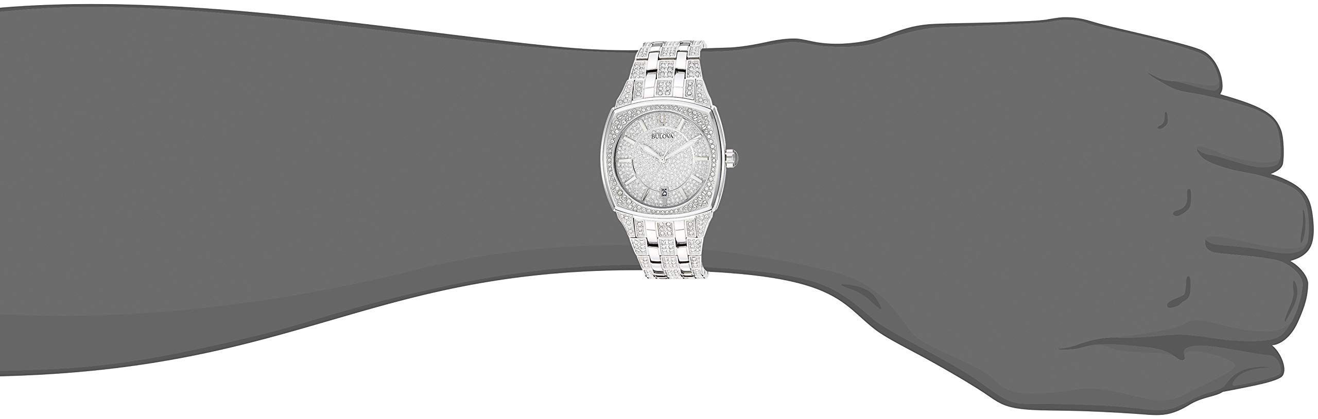 Foto 2 | Reloj Bulova Crystals Phantom 96b296 De Acero Inoxidable Para Hombre - Venta Internacional.