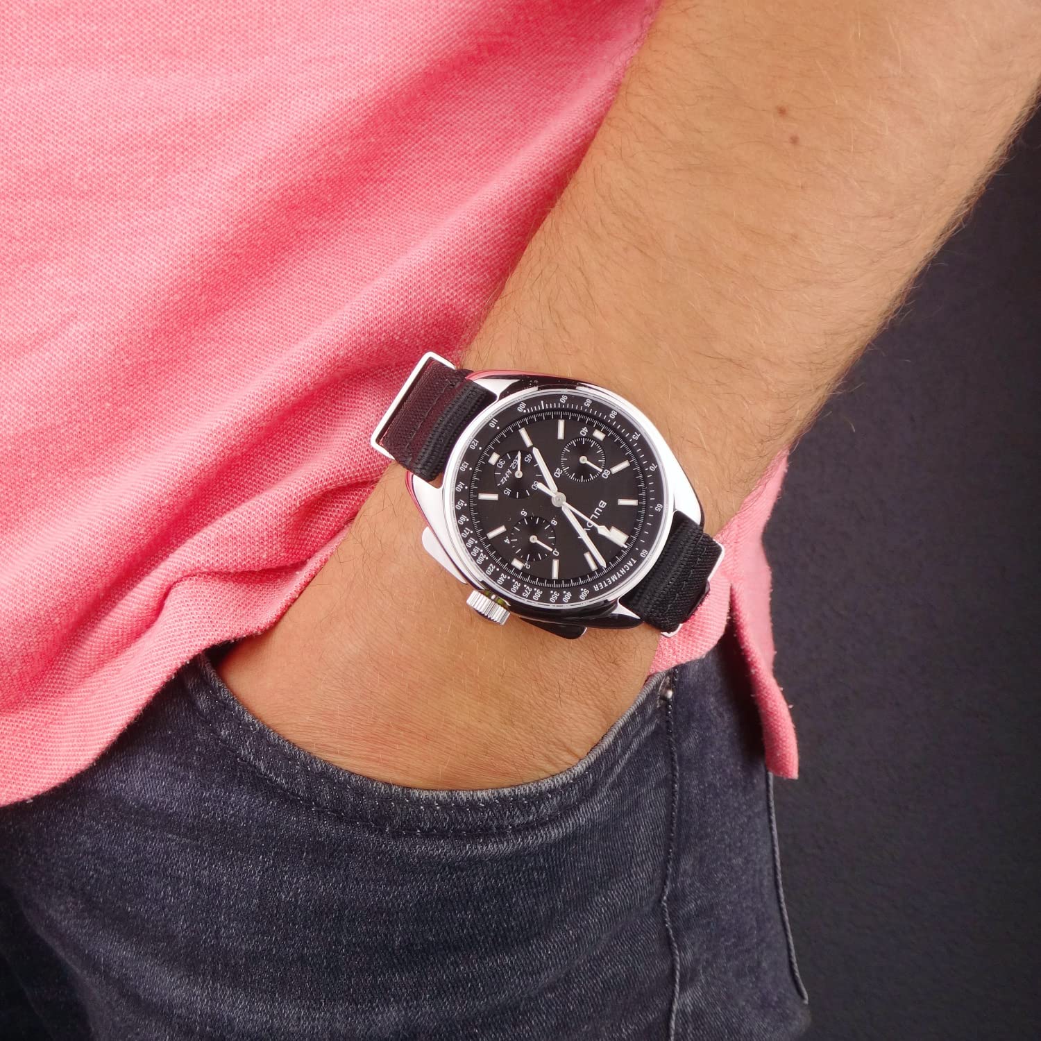 Foto 7 pulgar | Reloj Bulova Archive Series Lunar Pilot de 6 Manecillas para Hombre - Venta Internacional