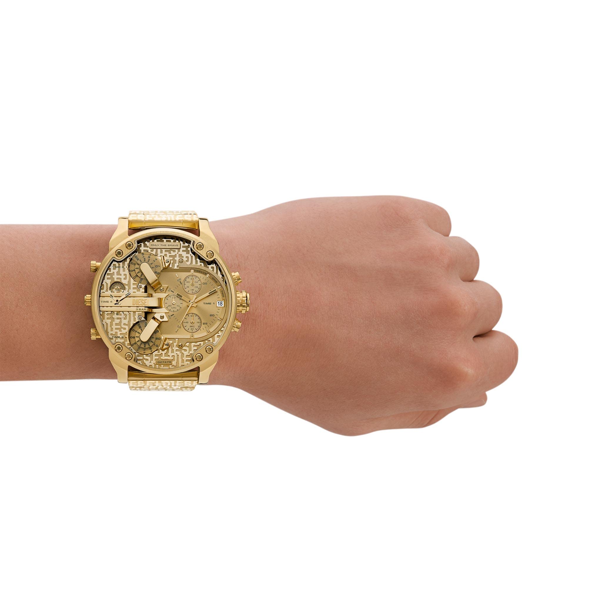 Foto 5 pulgar | Reloj Diesel Mr. Dz7479 de Acero Inoxidable Dorado - Venta Internacional