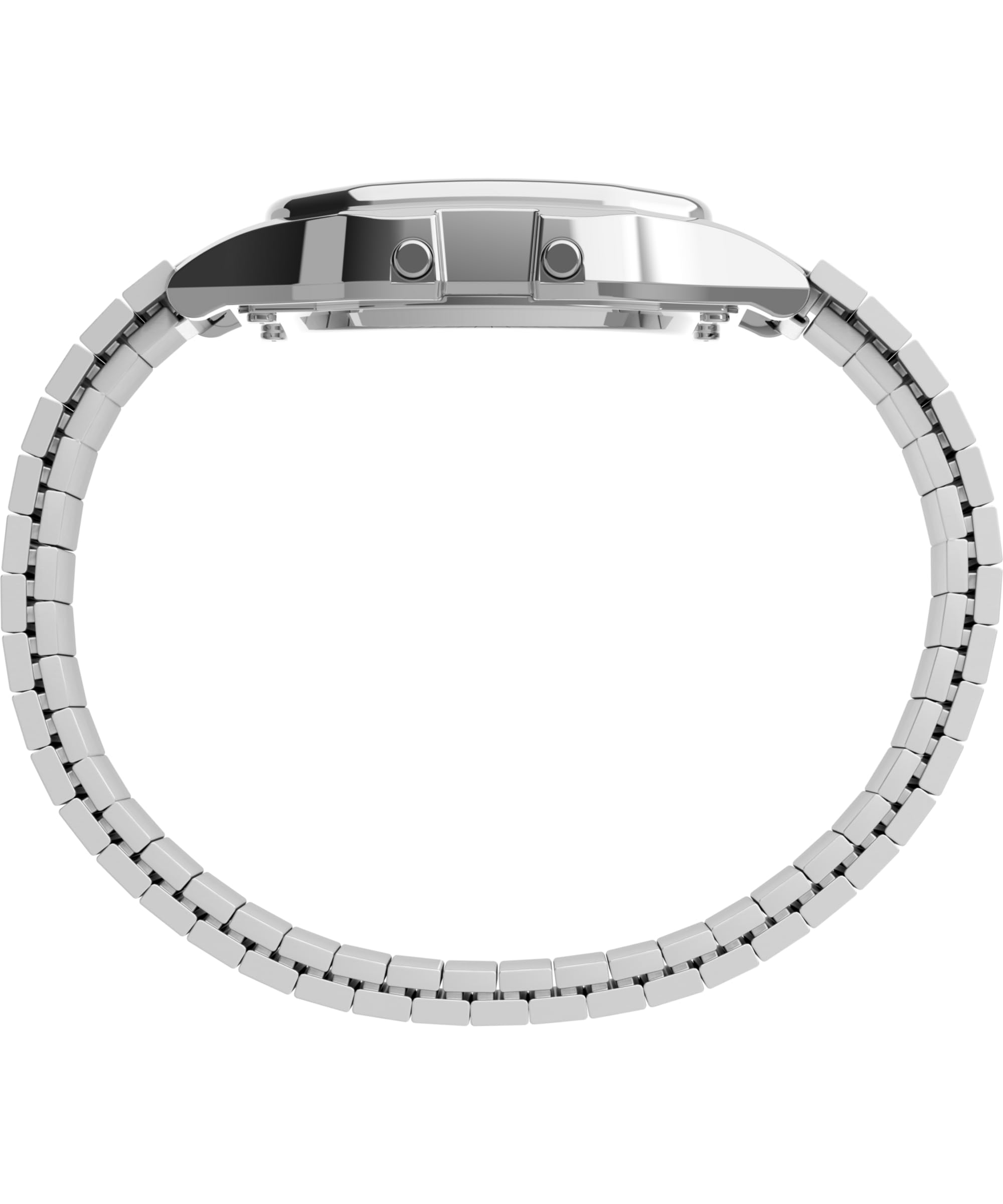 Foto 3 pulgar | Reloj Timex Classic Digital De Acero Inoxidable Plateado - Venta Internacional.