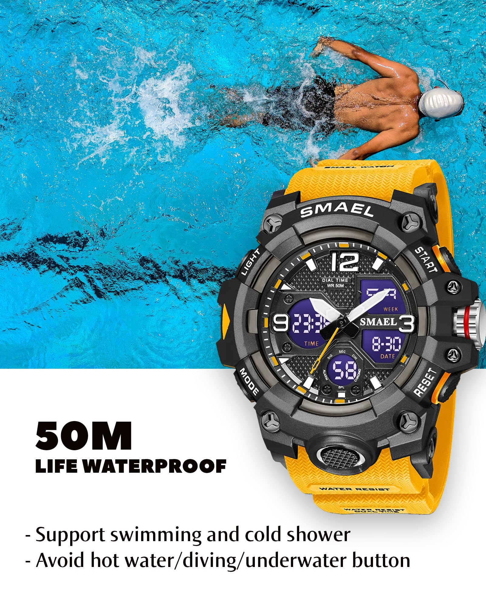 Foto 4 pulgar | Reloj Gosasa S-shock Multifunción Militar Impermeable Para Hombre - Venta Internacional.