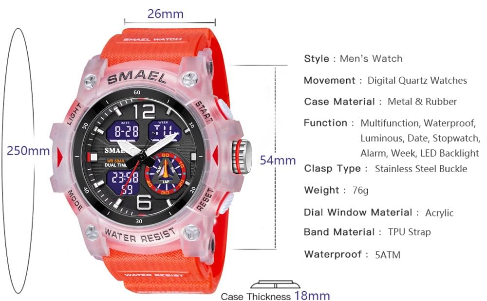 Foto 5 pulgar | Reloj Gosasa S-shock Militar Multifunción Led Para Hombre - Venta Internacional.