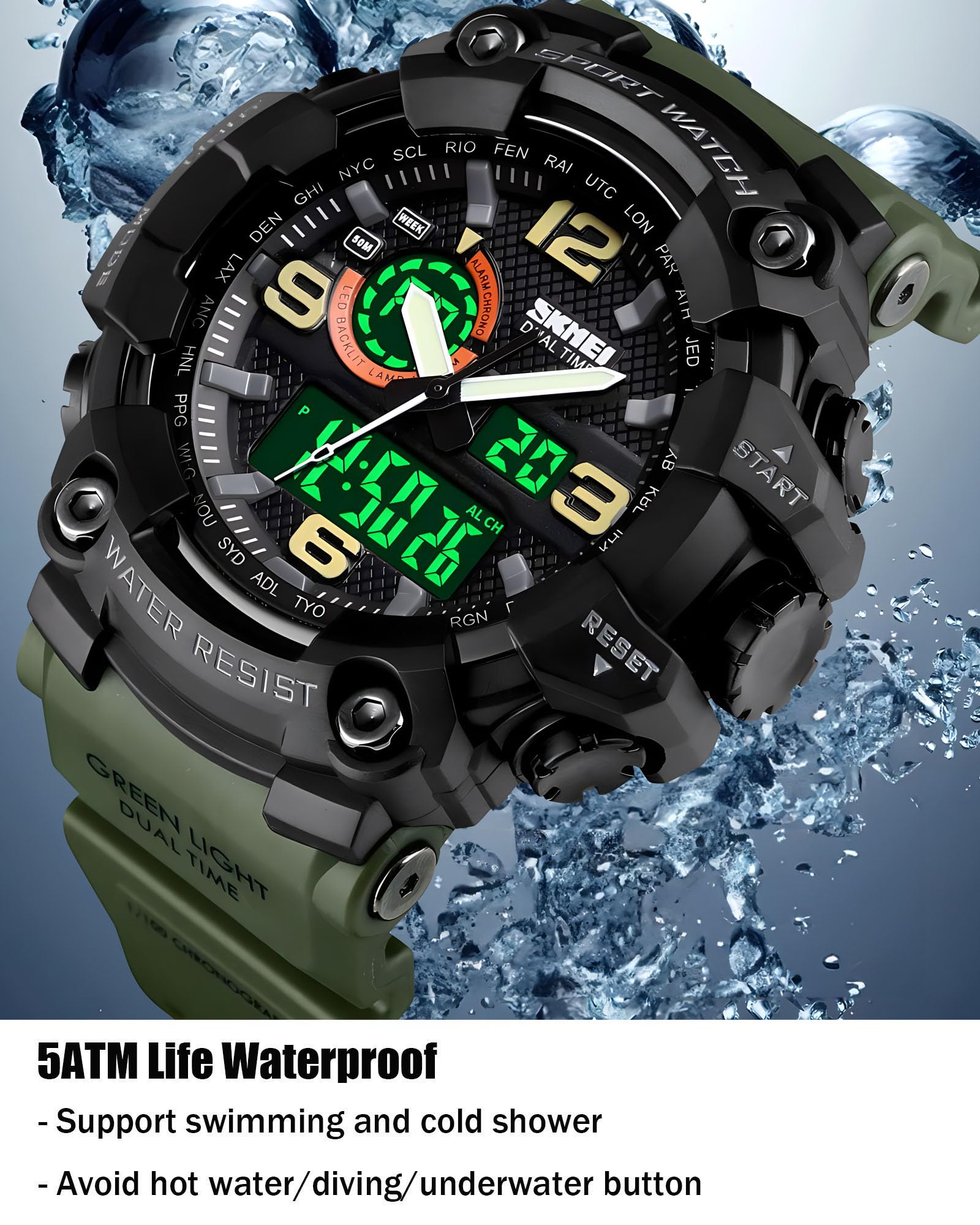 Foto 4 pulgar | Reloj Gosasa S-shock Sports Led Impermeable Para Hombre - Venta Internacional.