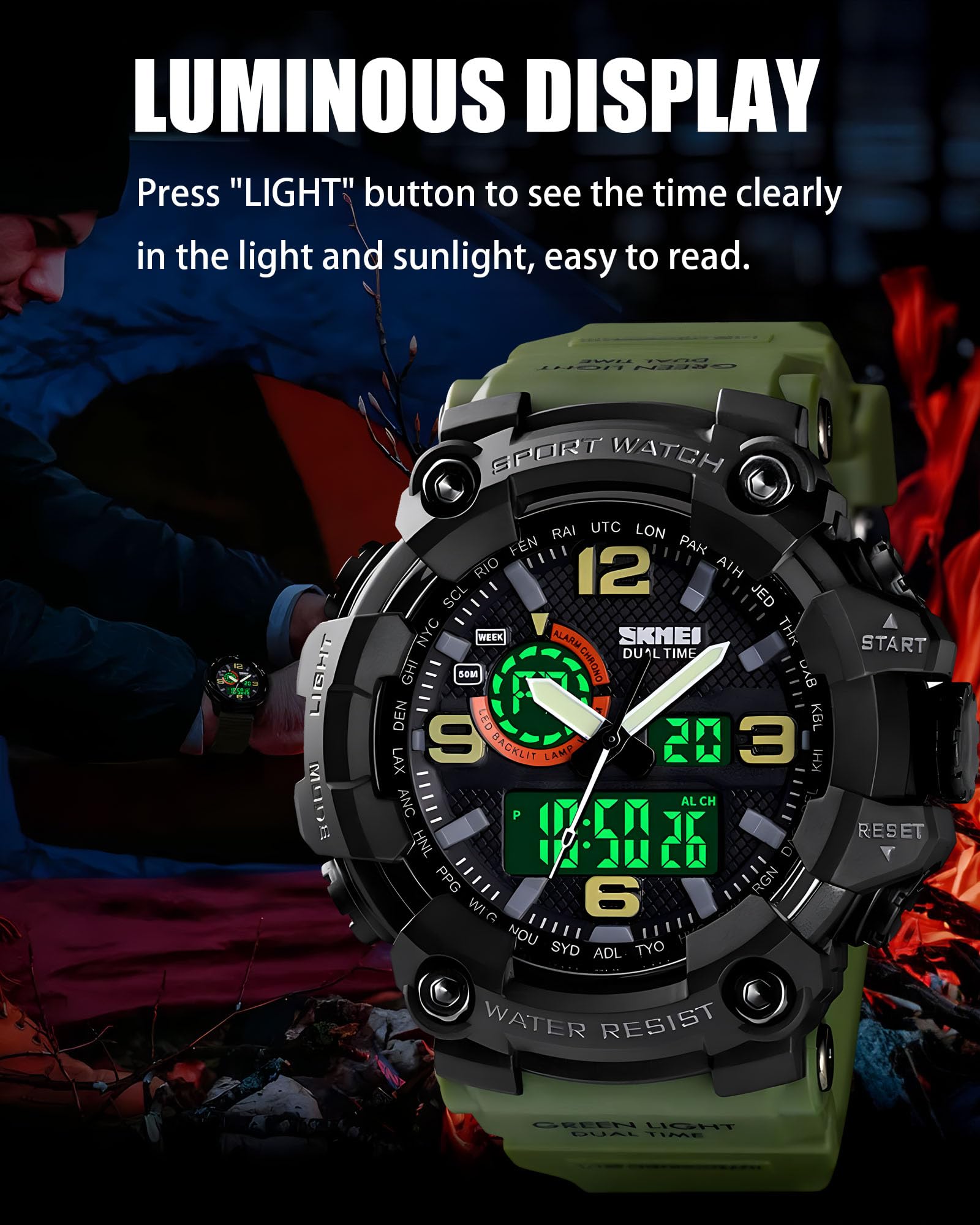 Foto 6 pulgar | Reloj Gosasa S-shock Sports Led Impermeable Para Hombre - Venta Internacional.