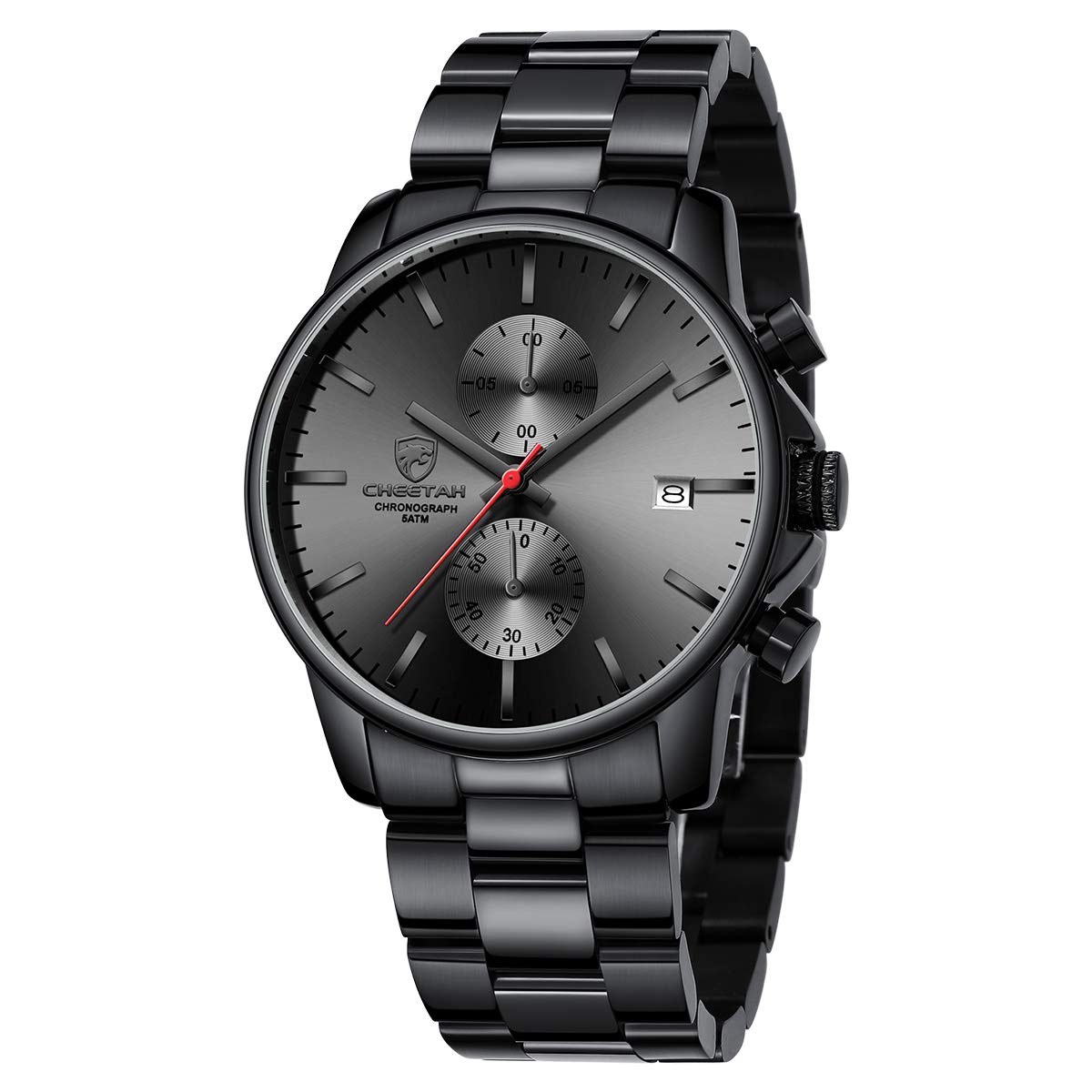 Reloj Golden Hour Con Cronógrafo De Acero Inoxidable Para Hombre, 30 M Wr - Venta Internacional.