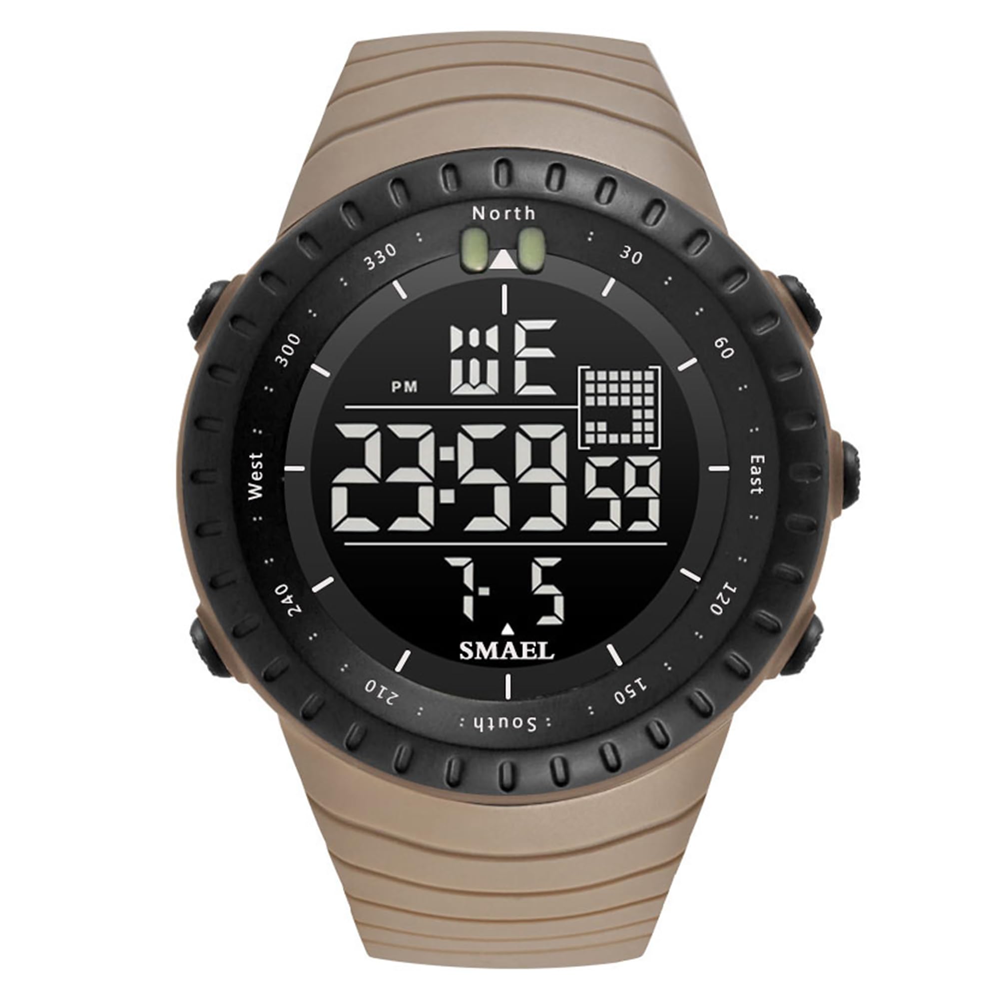 Foto 2 pulgar | Reloj L Lavaredo Cronógrafo Digital Para Hombre, Resistente Al Agua, 50 M - Venta Internacional.