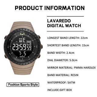 Foto 7 | Reloj L Lavaredo Cronógrafo Digital Para Hombre, Resistente Al Agua, 50 M - Venta Internacional.