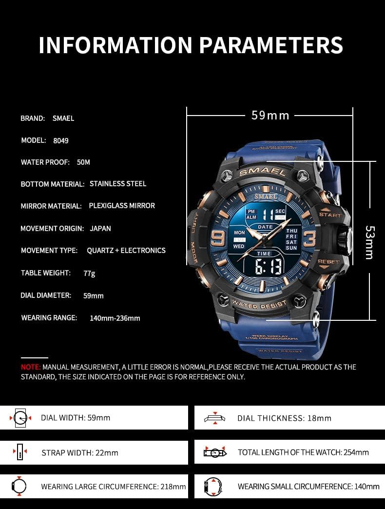 Foto 8 pulgar | Reloj Gosasa S-shock Military Multifunción Para Hombre - Venta Internacional.