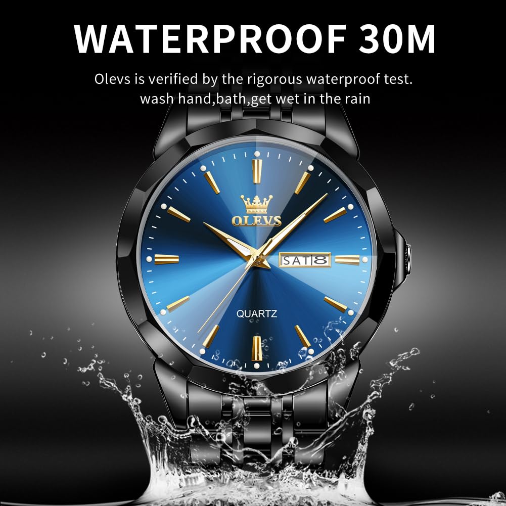 Foto 5 pulgar | Reloj Olevs Simple Business Dress Analog Quartz Para Hombre - Venta Internacional.