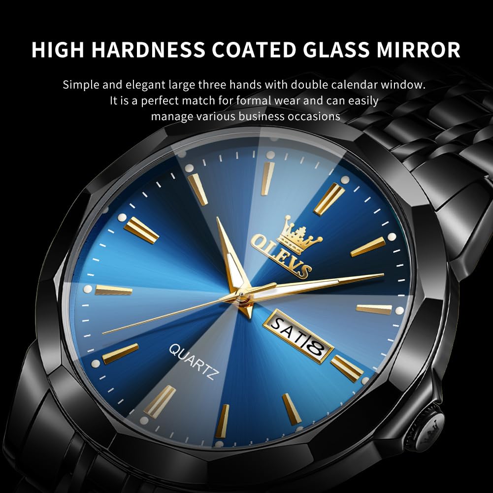 Foto 5 | Reloj Olevs Simple Business Dress Analog Quartz Para Hombre - Venta Internacional.