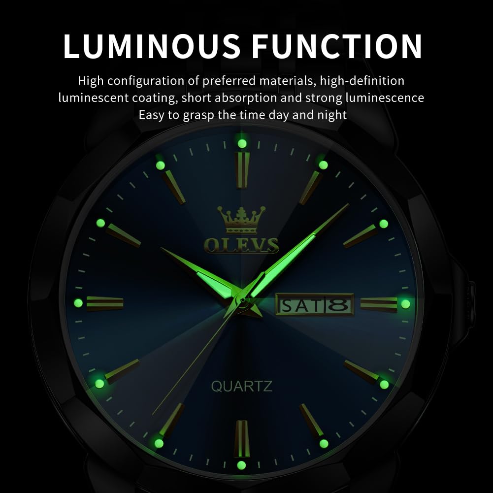 Foto 6 | Reloj Olevs Simple Business Dress Analog Quartz Para Hombre - Venta Internacional.