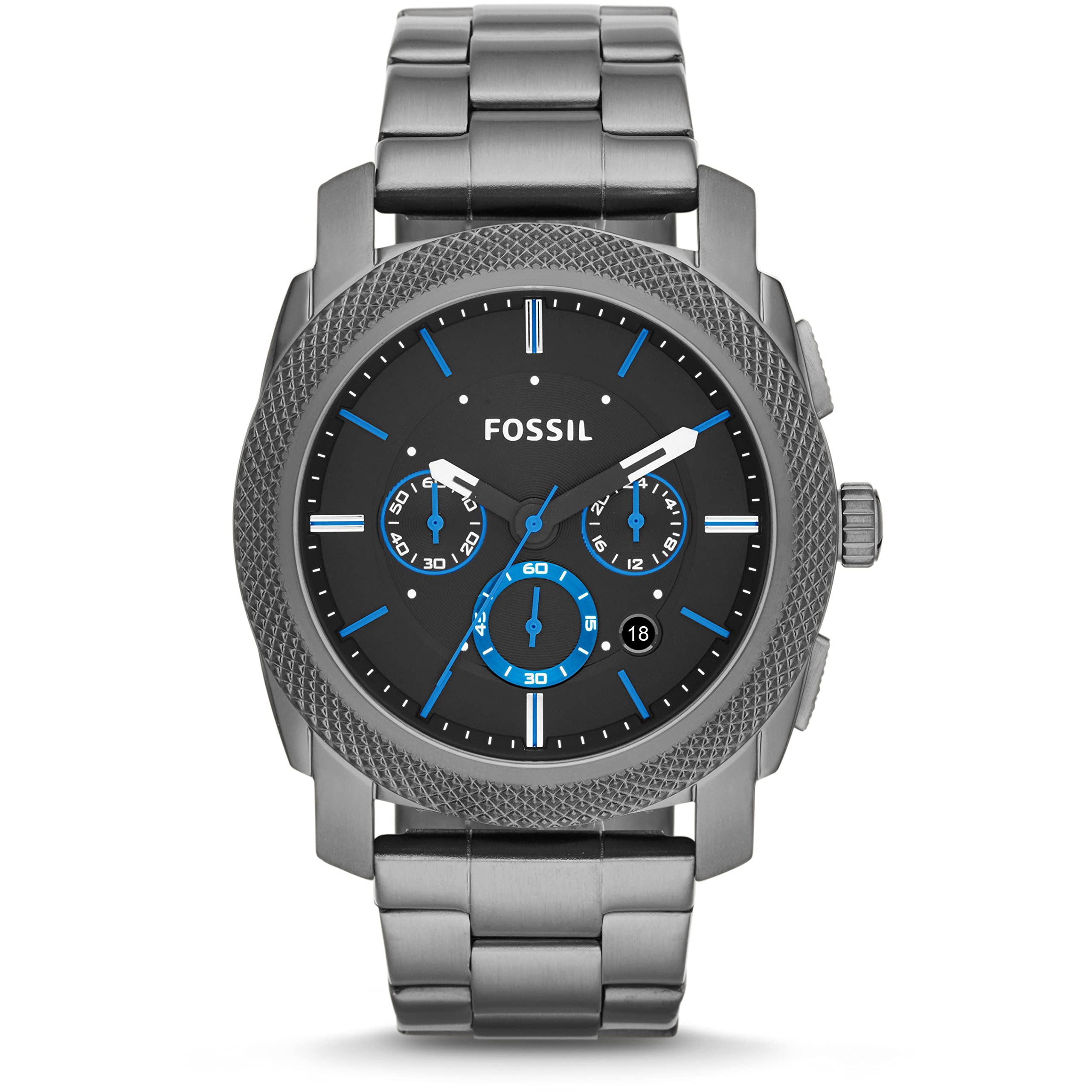 Foto 5 pulgar | Reloj Fossil Para Hombre Fs4931 De Acero Inoxidable Ahumado - Venta Internacional.