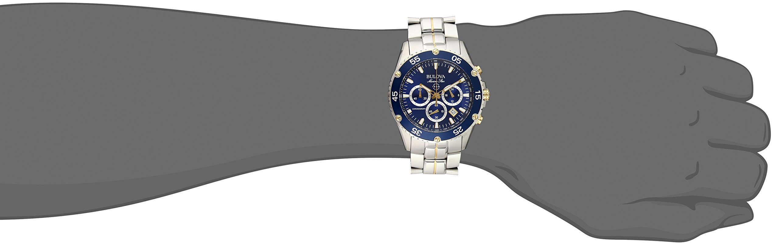 Foto 4 pulgar | Reloj Bulova Marine Star 98h37 Chronograph Para Hombre - Venta Internacional.