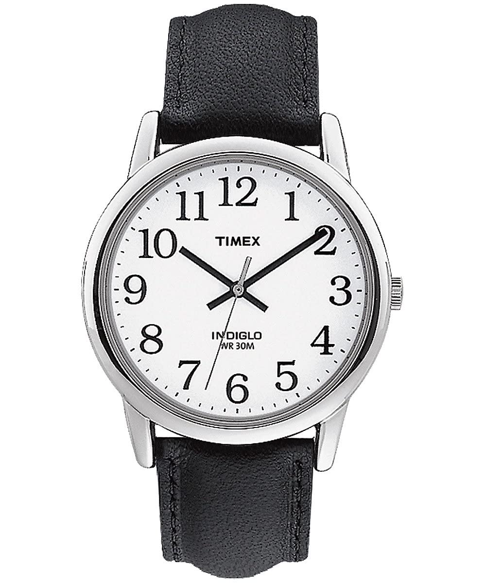 Reloj Timex Easy Reader T205019j Para Hombre Con Piel Negra - Venta Internacional.