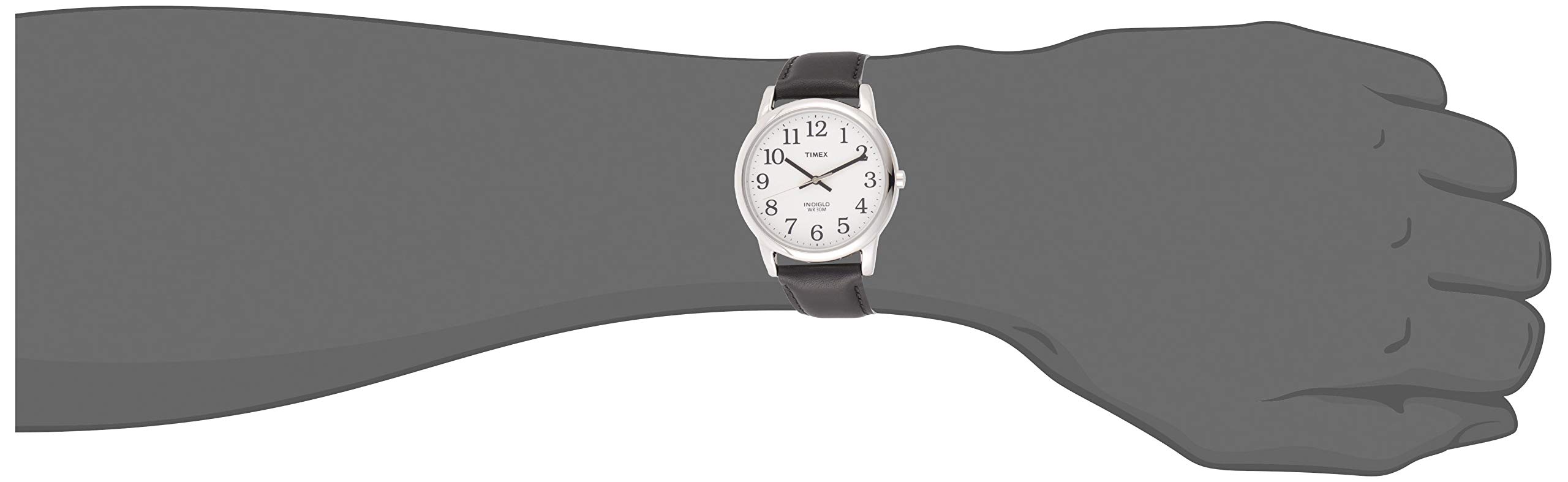 Foto 7 pulgar | Reloj Timex Easy Reader T205019j Para Hombre Con Piel Negra - Venta Internacional.