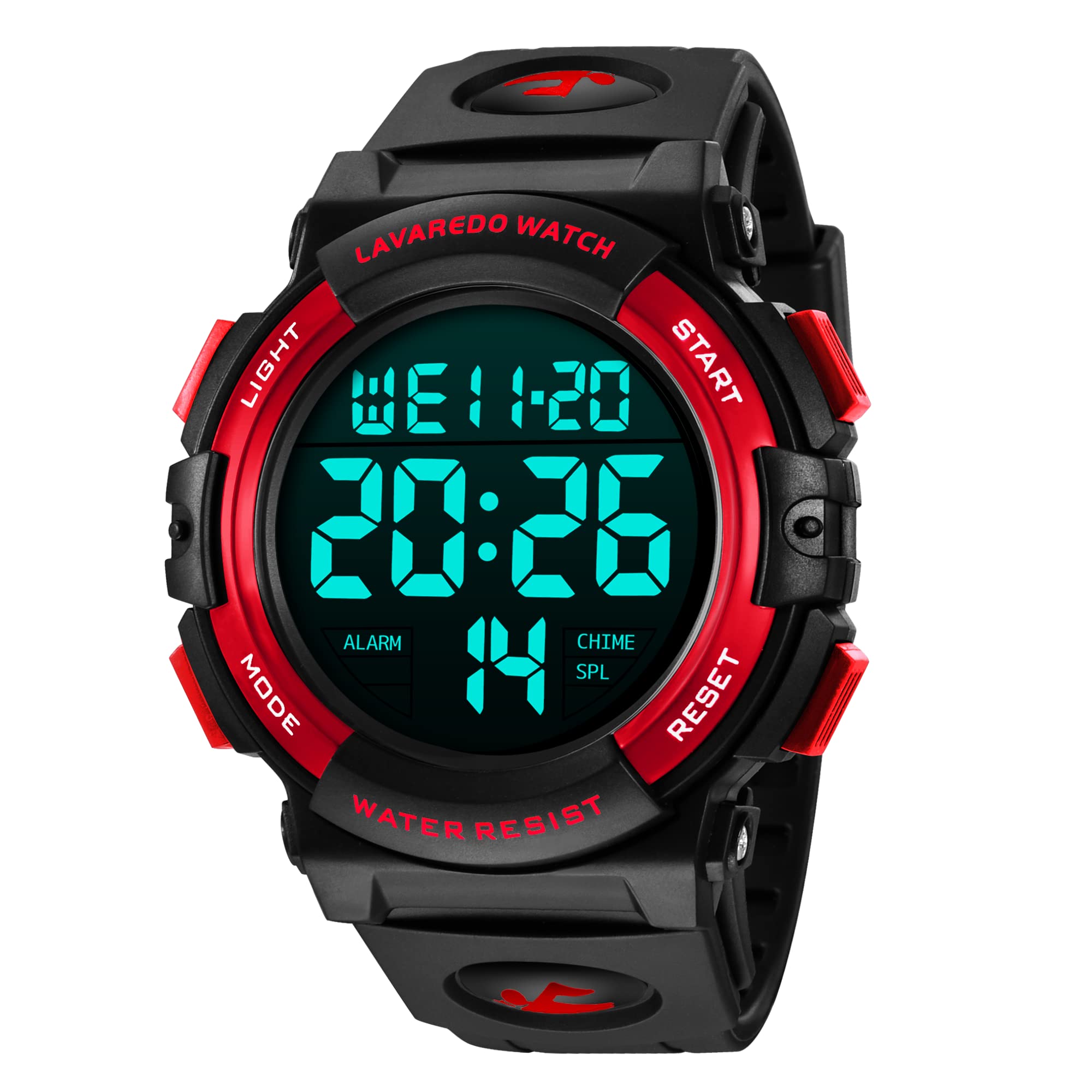 Foto 2 pulgar | Reloj L Lavaredo Digital Sports, Cronógrafo Impermeable Para Hombre - Venta Internacional.