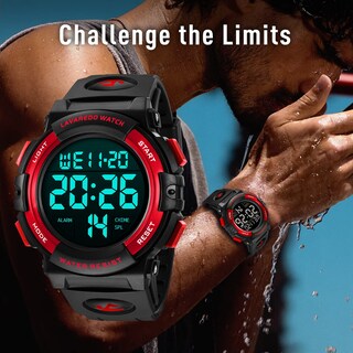 Foto 2 | Reloj L Lavaredo Digital Sports, Cronógrafo Impermeable Para Hombre - Venta Internacional.