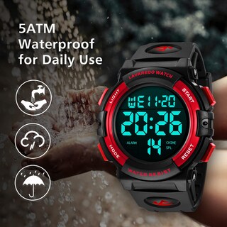 Foto 4 | Reloj L Lavaredo Digital Sports, Cronógrafo Impermeable Para Hombre - Venta Internacional.
