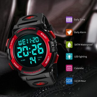 Foto 5 | Reloj L Lavaredo Digital Sports, Cronógrafo Impermeable Para Hombre - Venta Internacional.