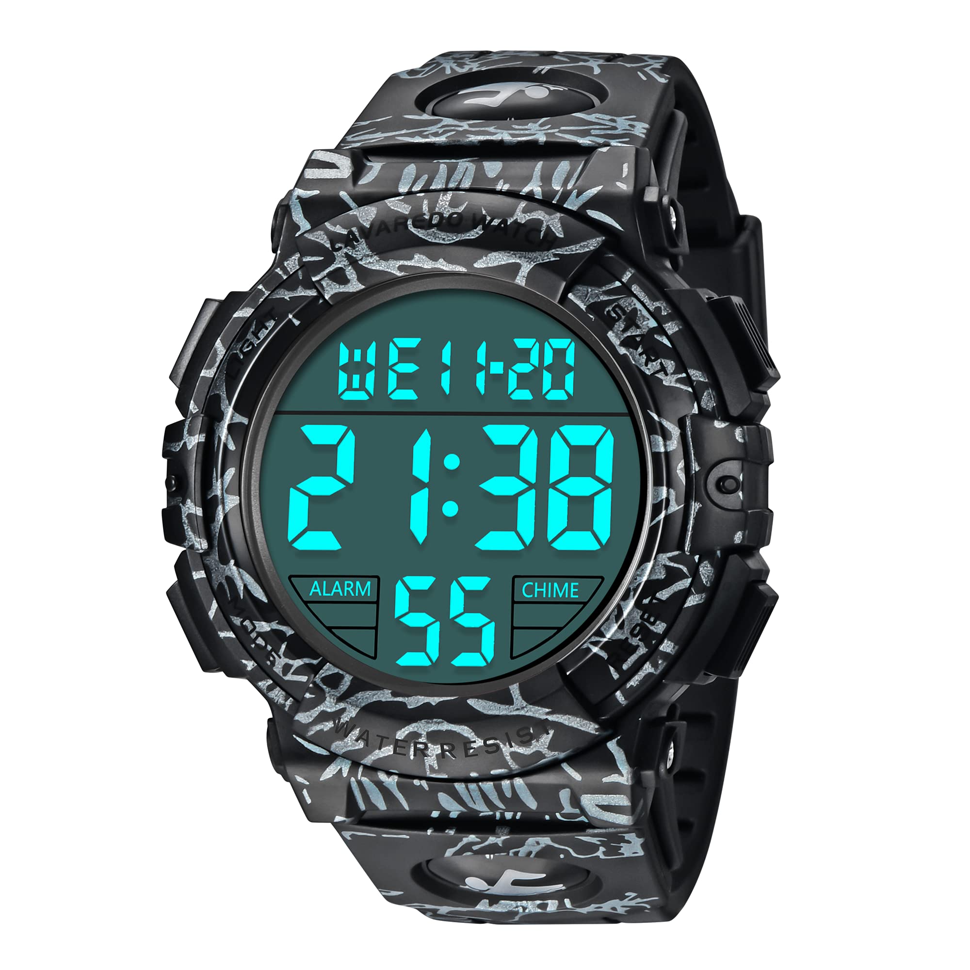 Foto 2 pulgar | Reloj L Lavaredo Digital Sports, Resistente Al Agua, 50 M, Para Hombre - Venta Internacional.