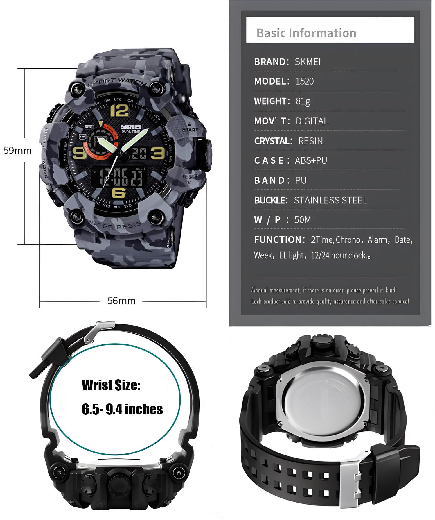 Foto 6 | Reloj Gosasa S-shock Sports Led Impermeable Para Hombre - Venta Internacional.