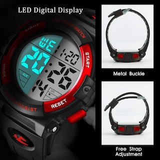 Foto 5 | Reloj L Lavaredo Digital Para Hombre Resistente Al Agua Con Cronógrafo - Venta Internacional.