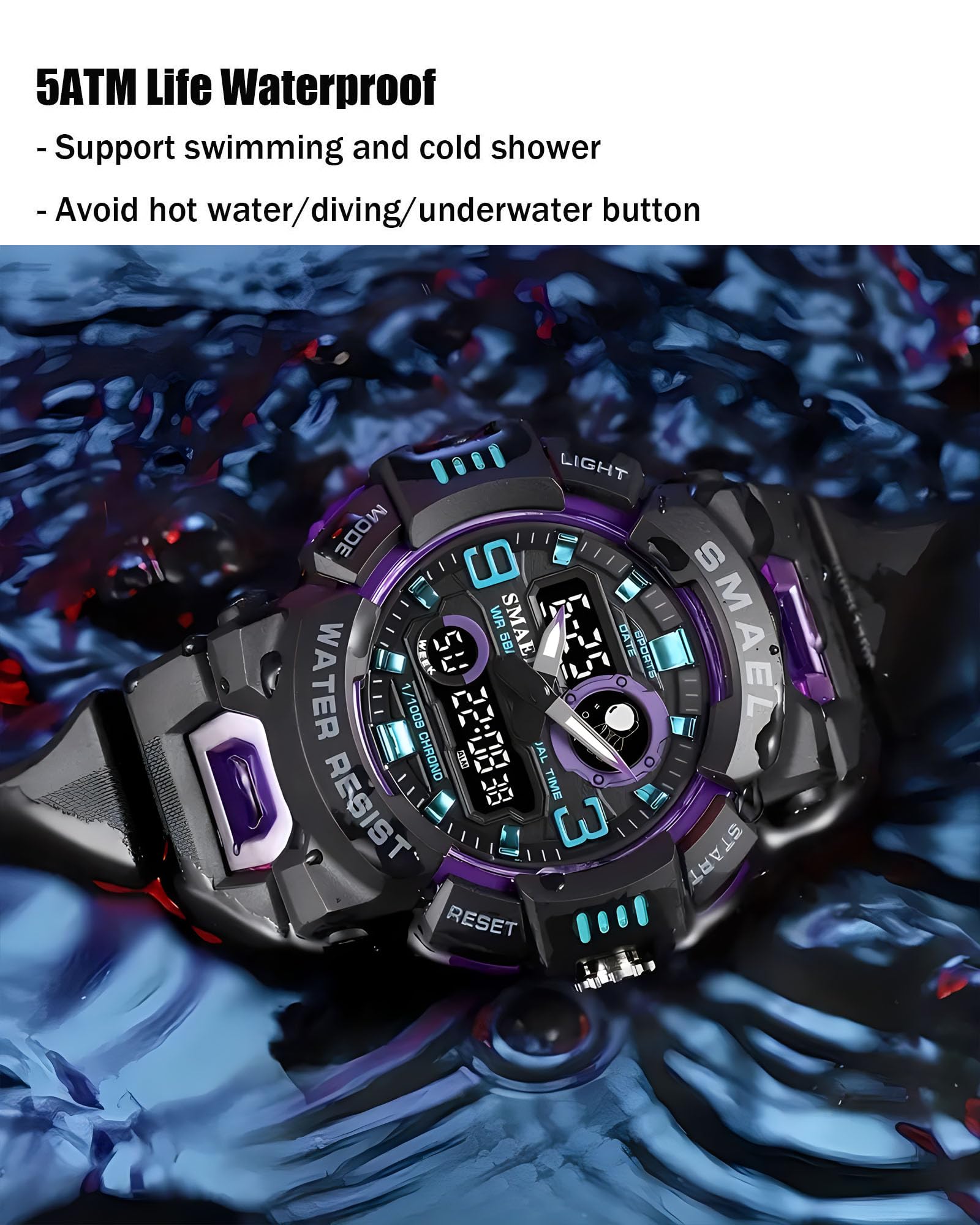 Foto 4 | Reloj Gosasa S-shock Militar Multifunción Led Para Hombre - Venta Internacional.
