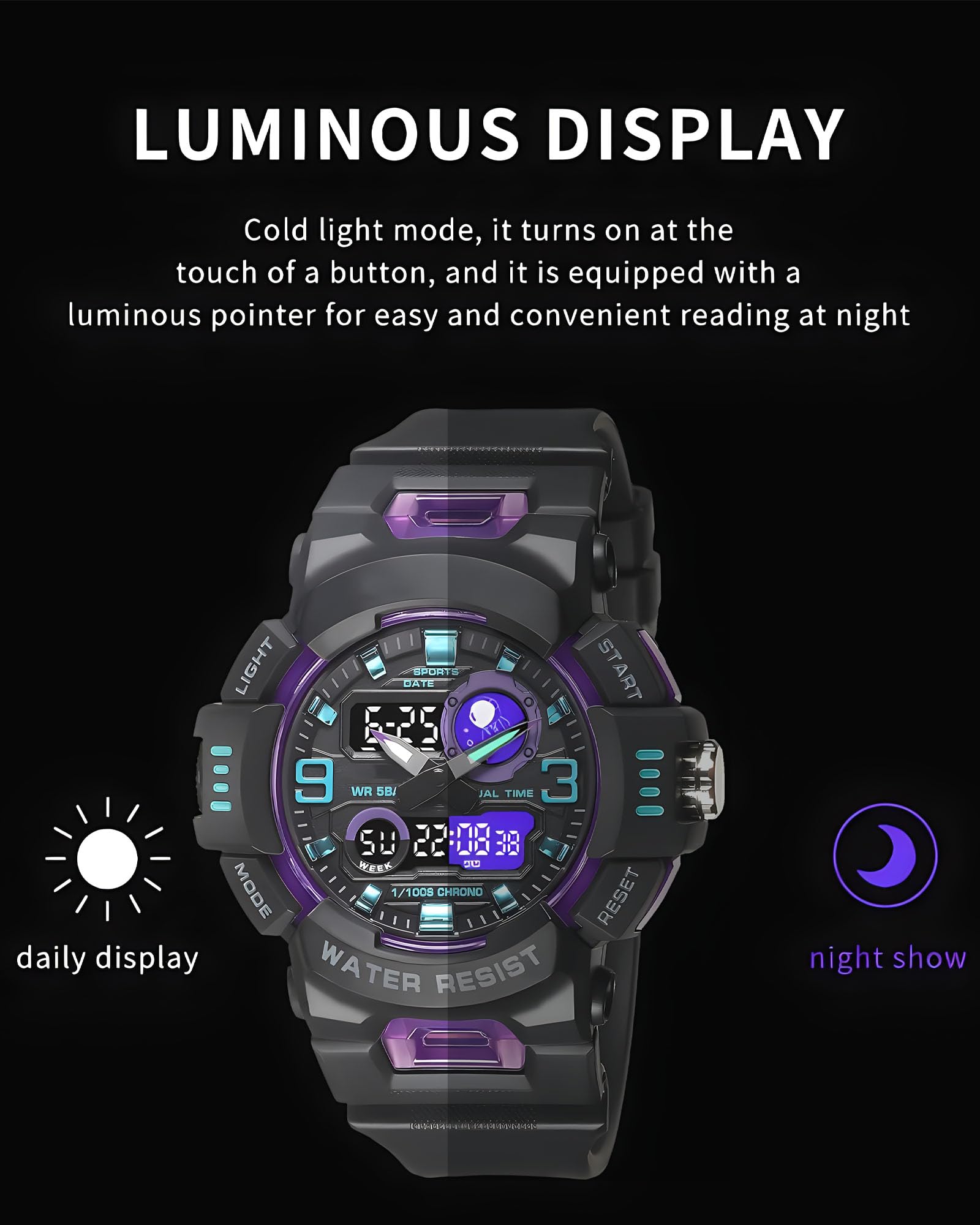Foto 5 | Reloj Gosasa S-shock Militar Multifunción Led Para Hombre - Venta Internacional.