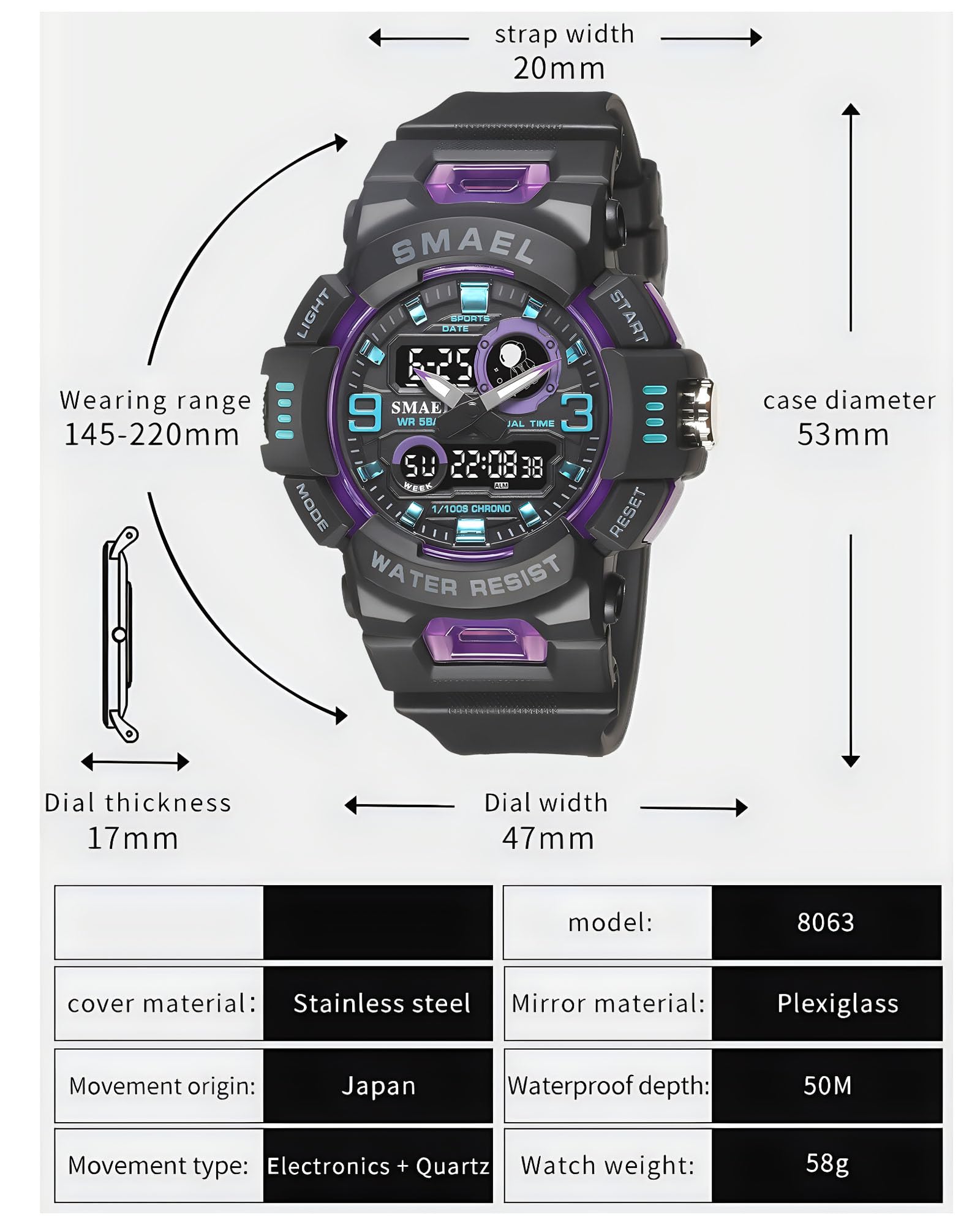 Foto 6 | Reloj Gosasa S-shock Militar Multifunción Led Para Hombre - Venta Internacional.