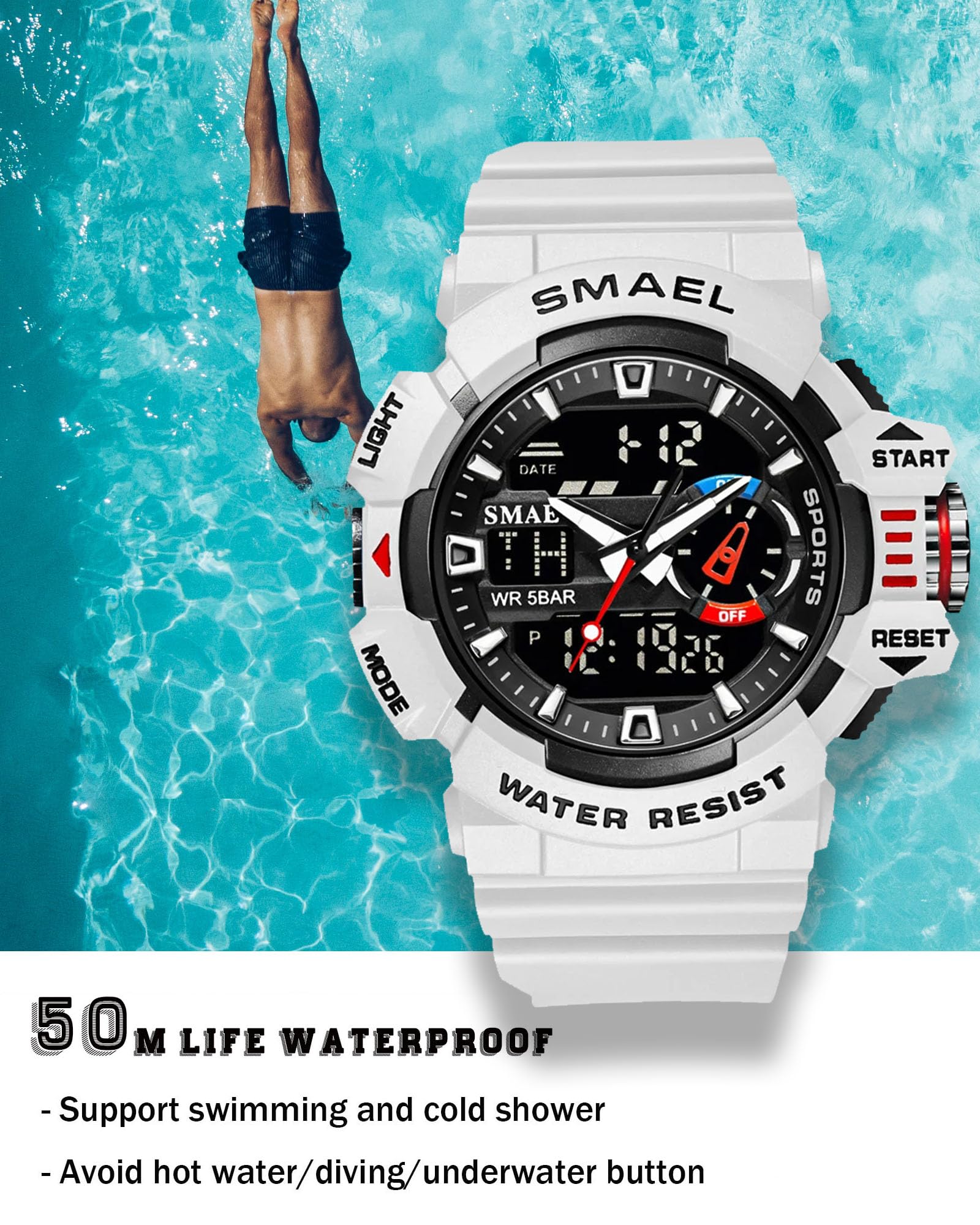 Foto 4 | Reloj Gosasa S-shock Militar Multifunción Led Para Hombre - Venta Internacional.