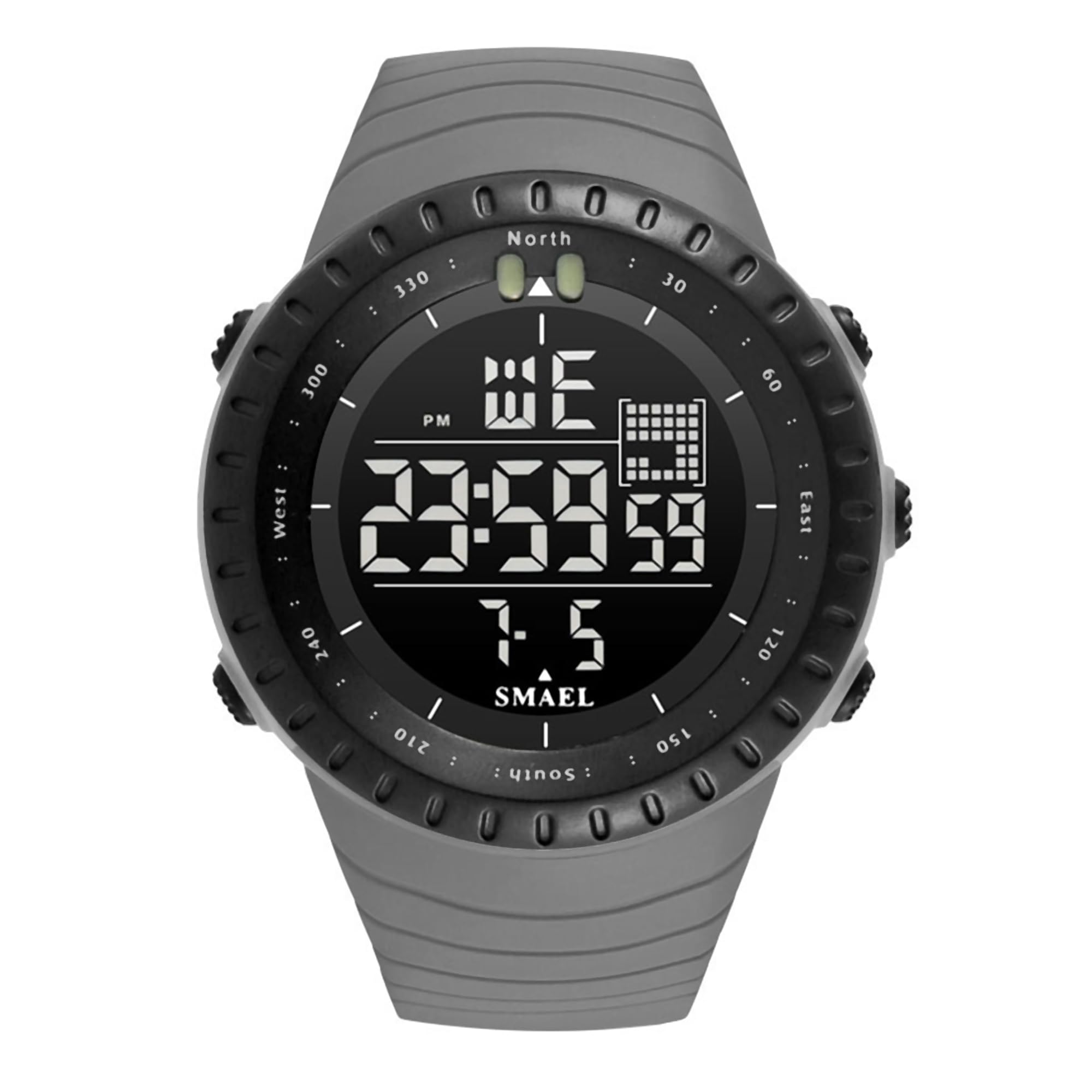 Reloj L Lavaredo Digital Para Hombre Resistente Al Agua Con Cronógrafo - Venta Internacional.