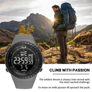 Foto 3 | Reloj L Lavaredo Digital Para Hombre Resistente Al Agua Con Cronógrafo - Venta Internacional.