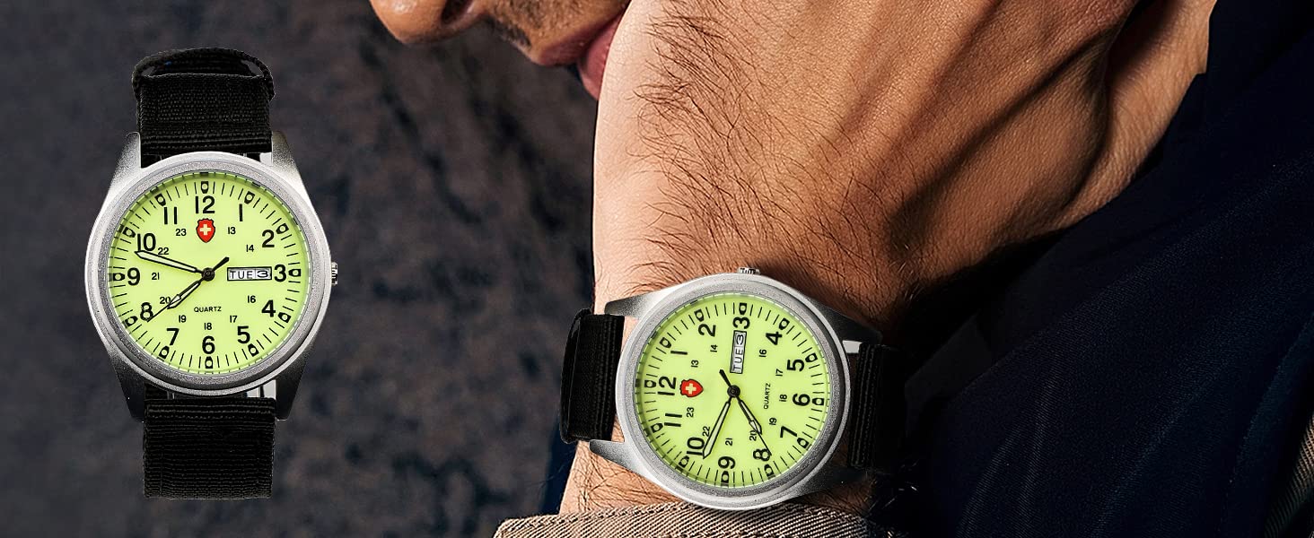 Foto 4 pulgar | Reloj Gosasa, Unisex, Deportivo Militar, Correa De Nailon Impermeable - Venta Internacional.