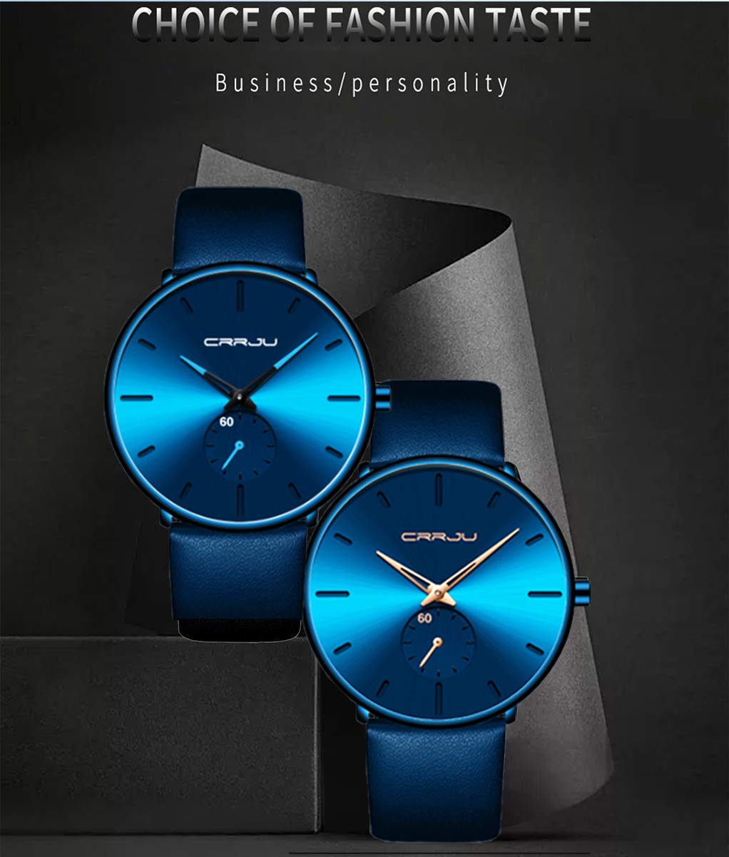Foto 6 | Reloj Fizili Ultrafino Minimalista Impermeable Para Hombre Con Piel - Venta Internacional.