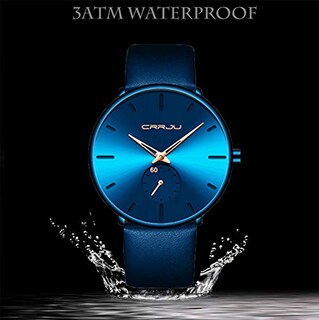Foto 7 | Reloj Fizili Ultrafino Minimalista Impermeable Para Hombre Con Piel - Venta Internacional.