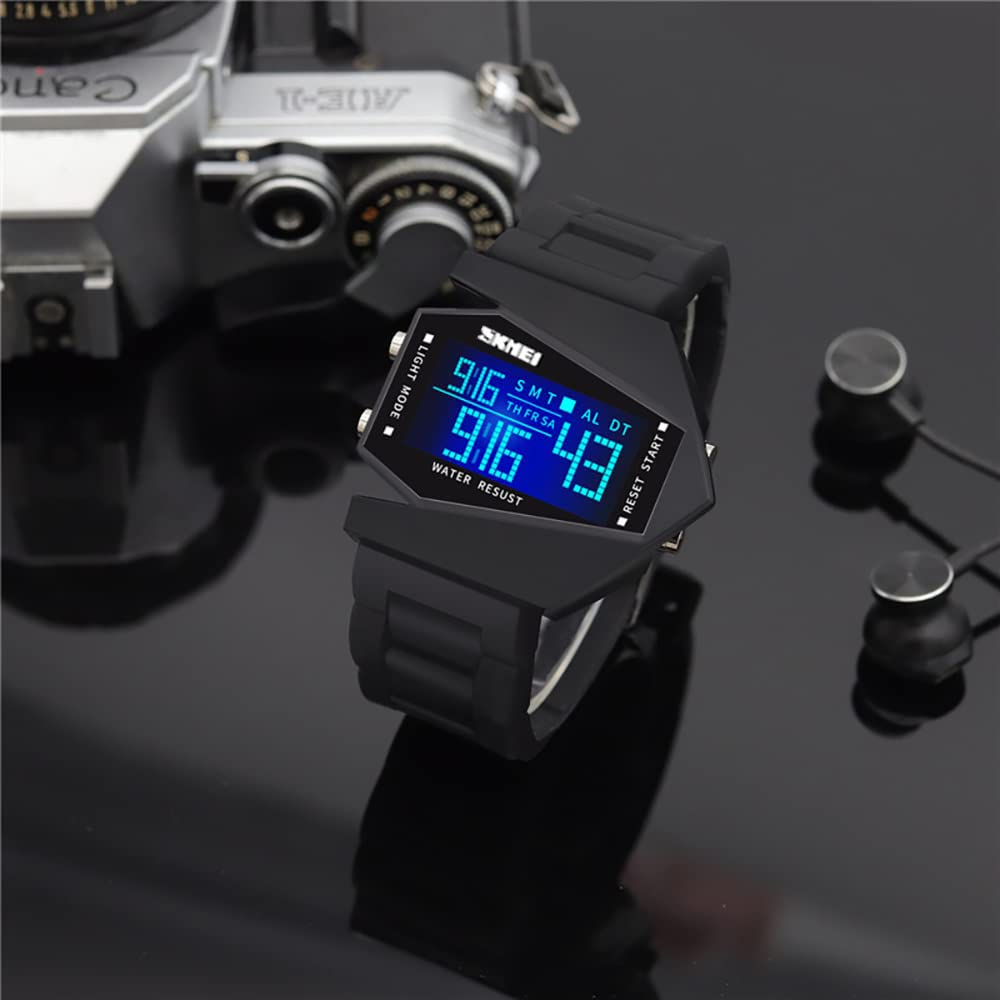 Foto 5 pulgar | Reloj Gosasa Para Hombre, Deportivo, Digital, Militar, Digital, Led, Negro - Venta Internacional.