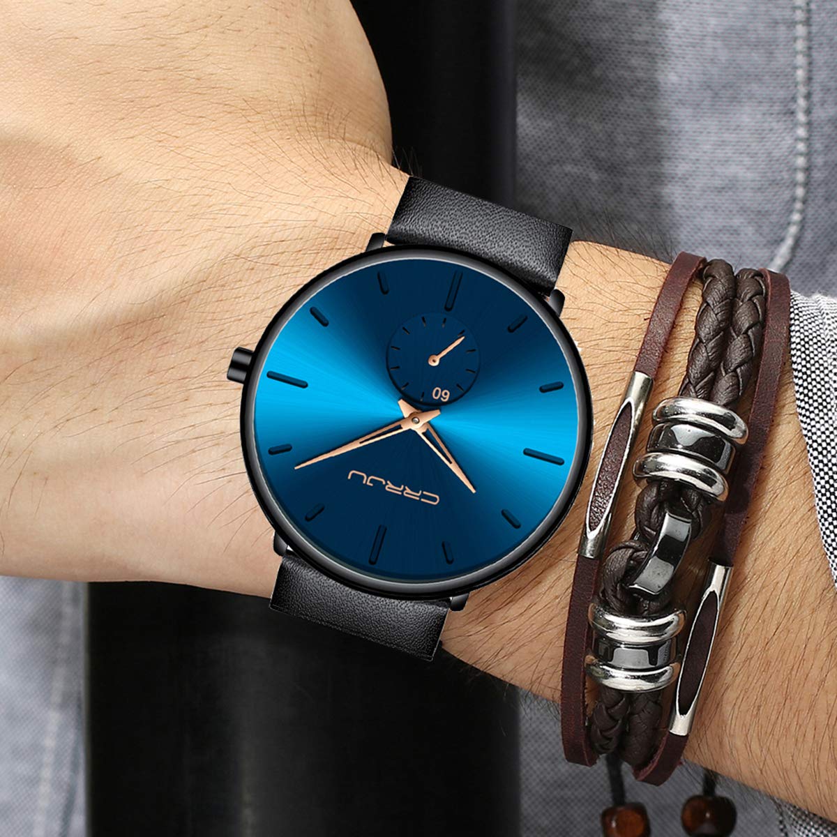 Foto 4 pulgar | Reloj Fizili, Ultradelgado Y Minimalista, Impermeable Para Hombre - Venta Internacional.